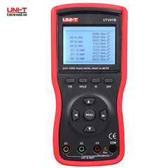 Máy đo công suất 3 phase UNI-T UT267B (AC 20A, 600V, 12kW, 0-360°)
