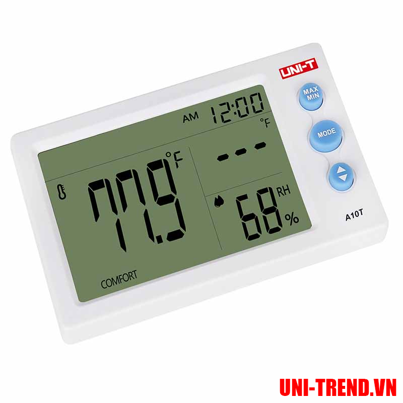 A10T Đồng hồ nhiệt độ, độ ẩm, thời gian Uni-Trend