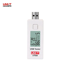 UT658 USB đo dòng sạc 9V 3A hiển thị LCD Uni-Trend