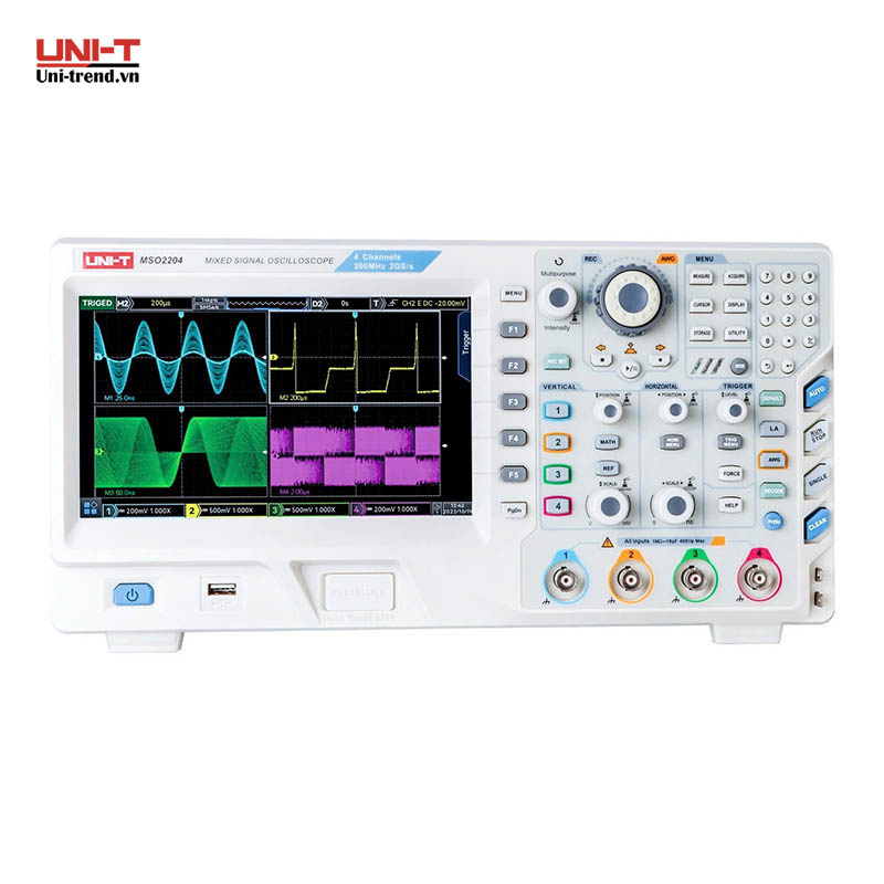 Máy hiện sóng số UNI-T MSO2204 (200 MHz, 2.0GSa/s, 4+16CH)