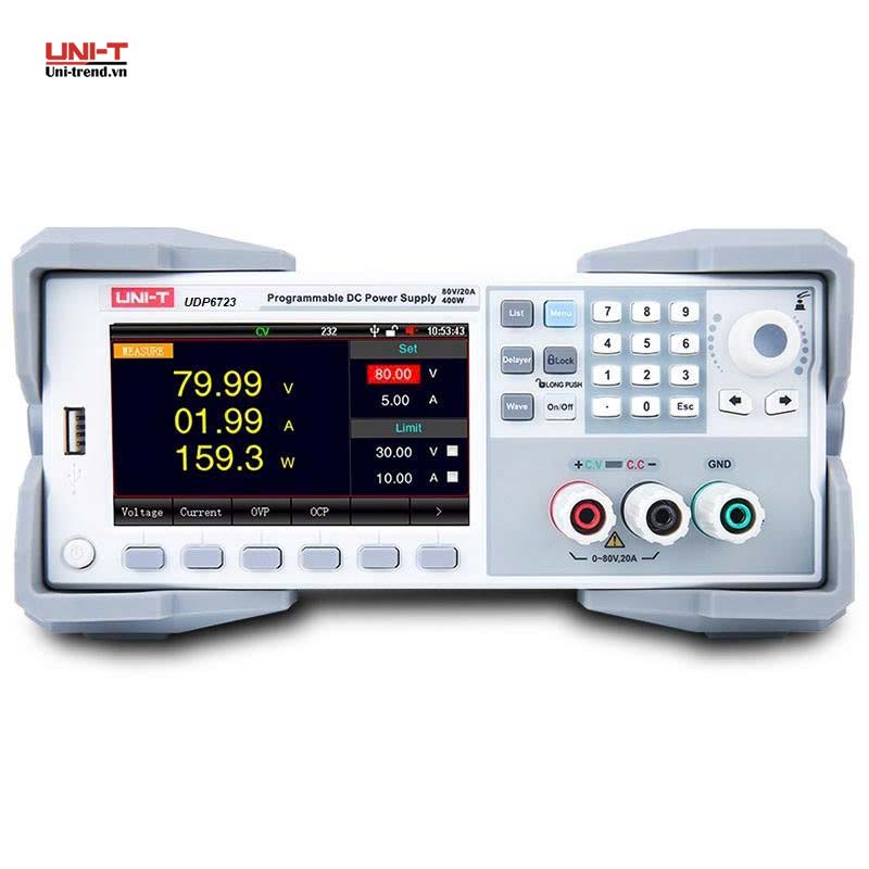 Nguồn điện DC lập trình UNI-T UDP6723B (150V, 20A, 850W, 1CH, Switching)