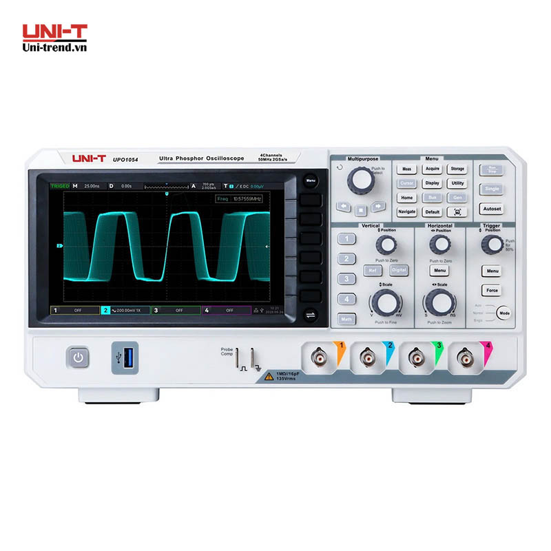 Máy hiện sóng số UNI-T UPO1054 (50MHz, 2 GSa/s, 4CH)