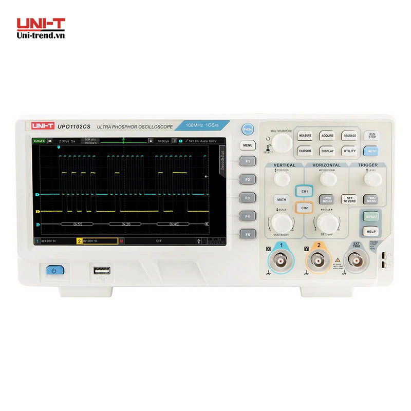 Máy hiện sóng số UNI-T UPO1102CS (100MHz, 1 GSa/s, 2CH)