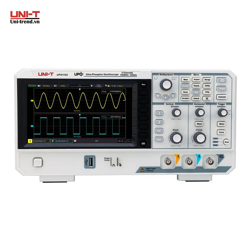 Máy hiện sóng số UNI-T UPO1202 (200MHz, 1 GSa/s, 2CH)