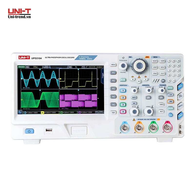 Máy hiện sóng số UNI-T UPO2104 (100 MHz, 2.0GSa/s, 4CH, 56 Mpts)