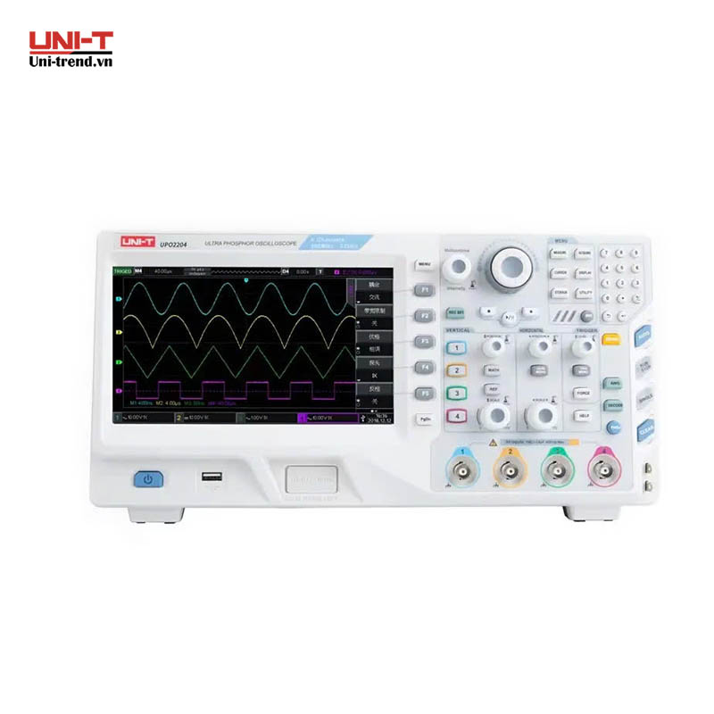Máy hiện sóng số UNI-T UPO2204 (200 MHz, 2.0GSa/S, 4CH)