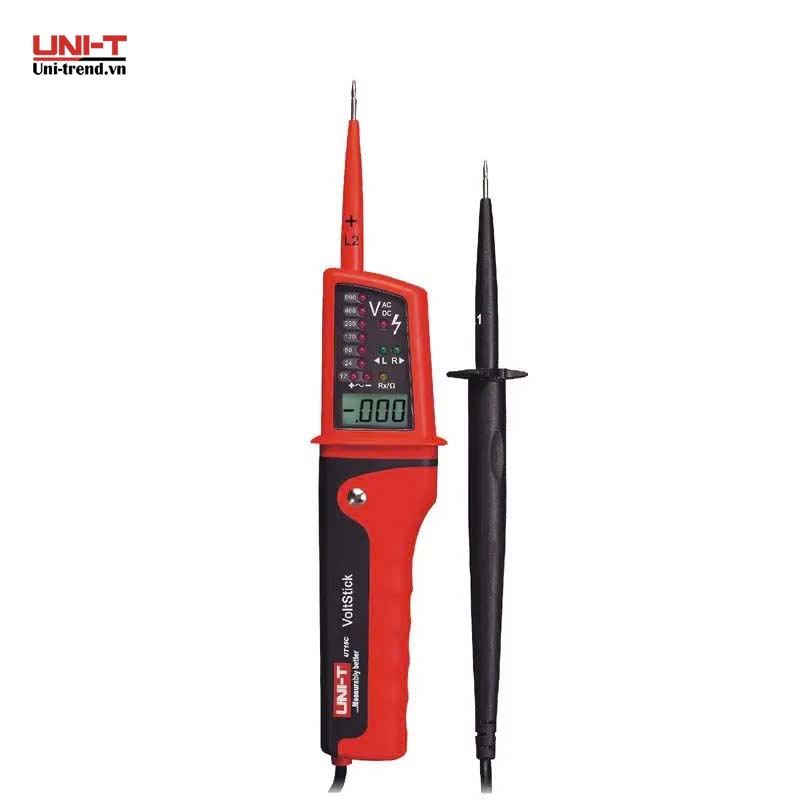 Máy kiểm tra điện áp và thông mạch UNI-T UT15C (12~690V, IP65, LCD)