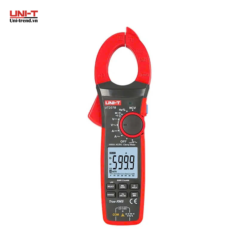 Ampe kìm điện tử UNI-T UT207B (AC/DC 1000A, TrueRMS)