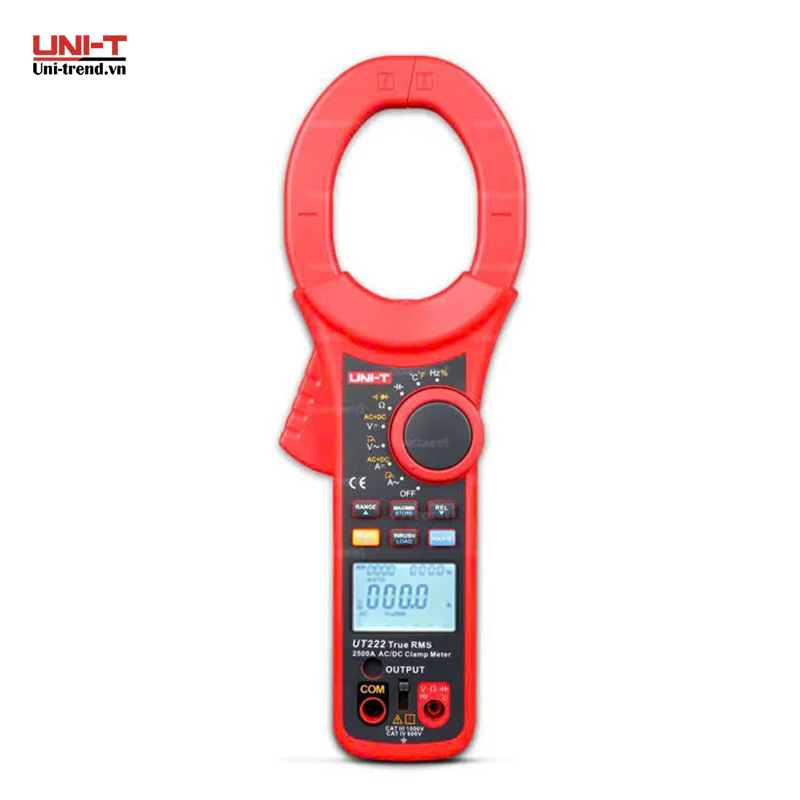 Ampe kìm điện tử UNI-T UT222 (AC/DC 2500A, TrueRMS)
