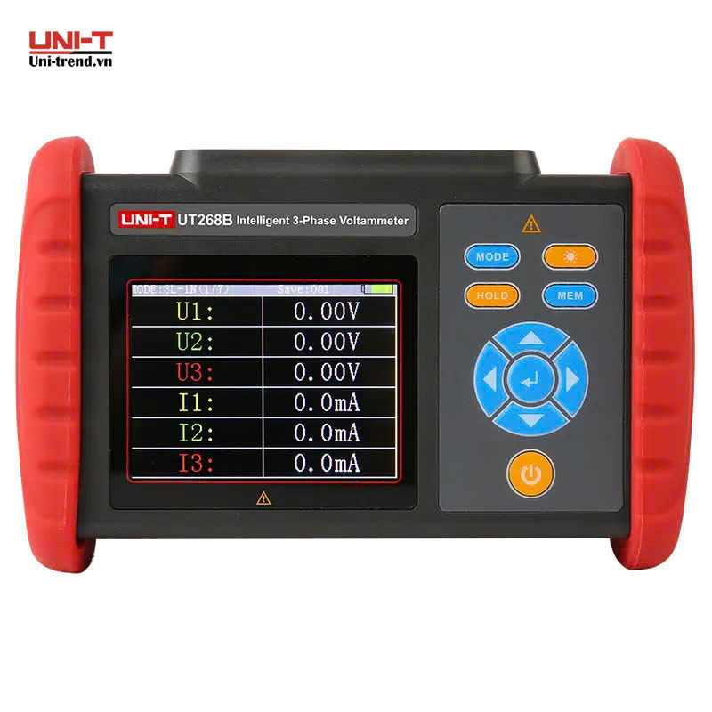 Máy đo công suất 3 pha UNI-T UT268B (AC 1000A, 600V, 600kW)