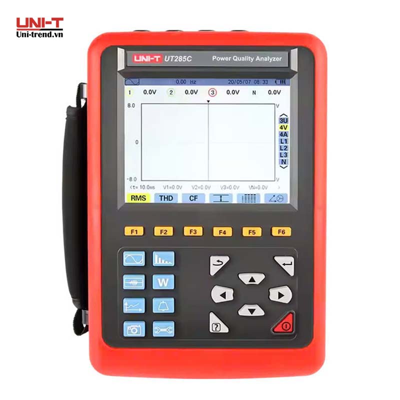Máy phân tích chất lượng điện 3 pha UNI-T UT285C (1000A, Vp-n 1000V, Vp-p 2000V)
