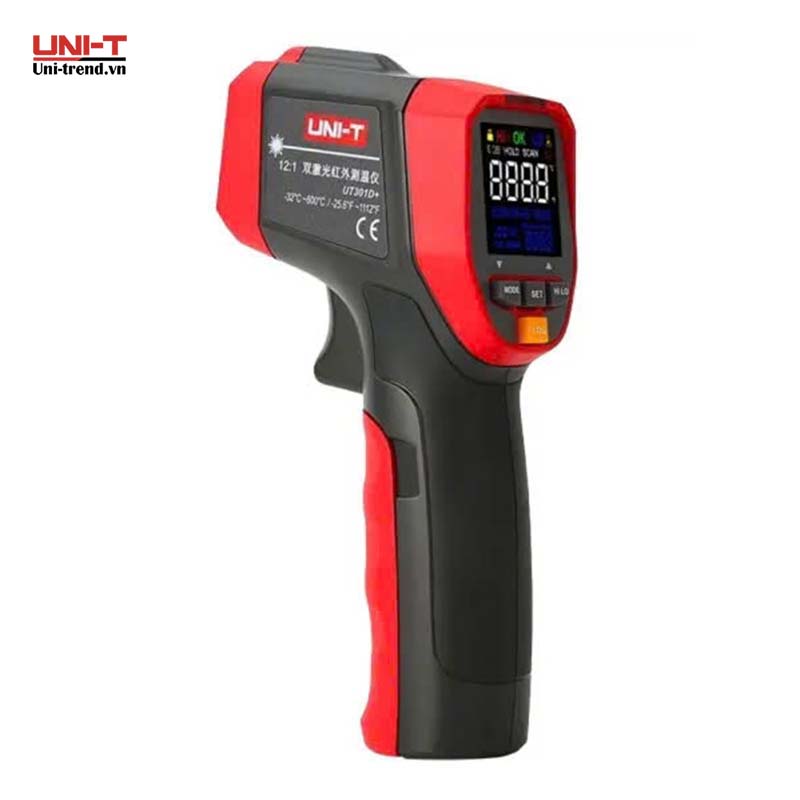 Máy đo nhiệt độ hồng ngoại UNI-T UT301D+ (-32℃~600℃, D:S/12:1)