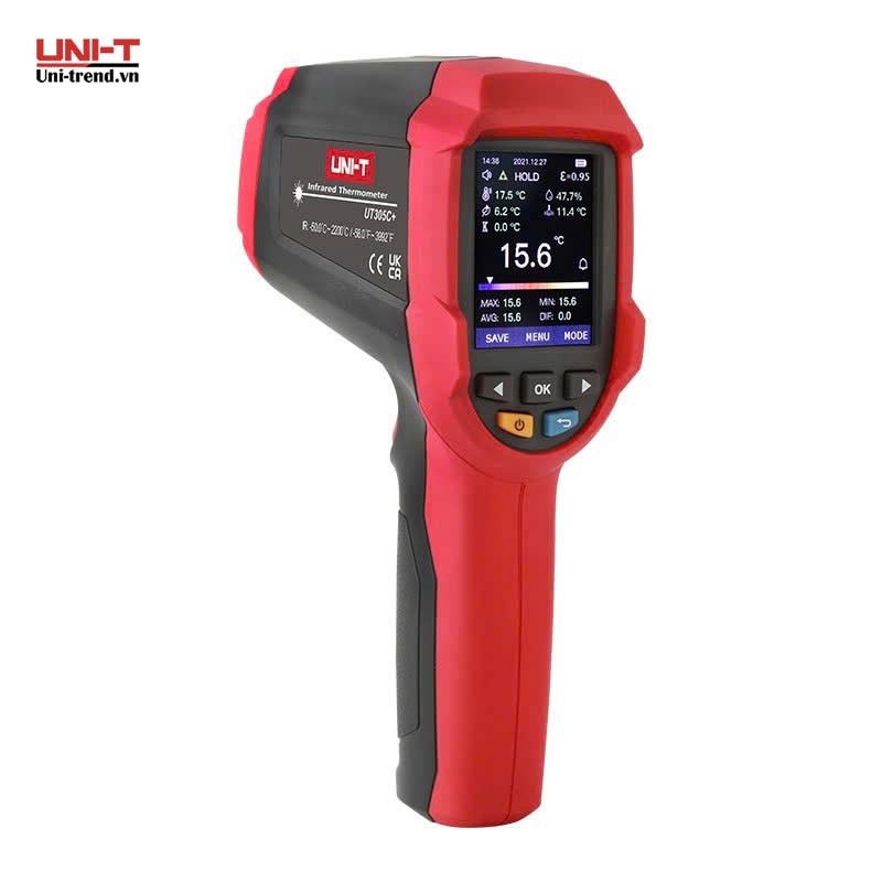 Máy đo nhiệt độ hồng ngoại UNI-T UT305C+ (-50~2200°C, D:S/55:1)