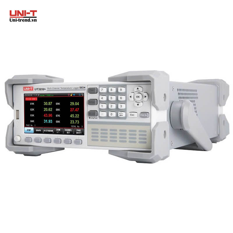 Máy đo ghi nhiệt độ đa kênh UNI-T UT3232+ (-200~1800℃, 32CH)