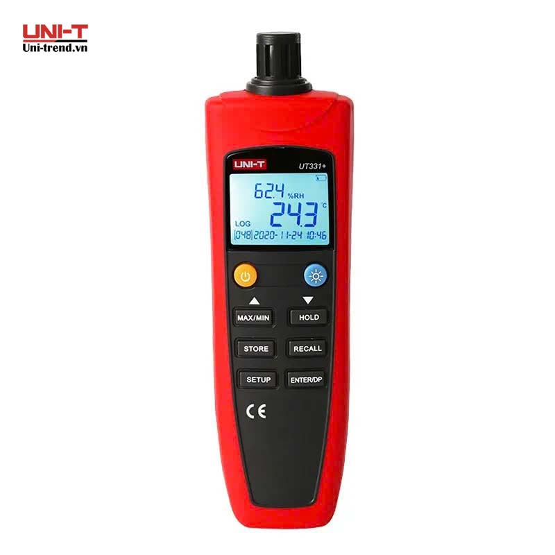 Máy đo nhiệt độ, độ ẩm UNI-T UT331+ (-20~70℃, 0~99.9%RH, USB)