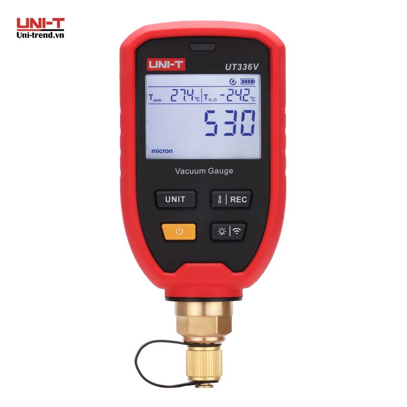Đồng hồ đo áp suất chân không không dây UT336V (27.5 Bar, 19000 Micron, 60°C)