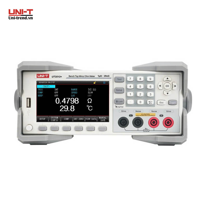 Máy đo điện trở thấp để bàn UNI-T UT3513+ (1μΩ-20kΩ)
