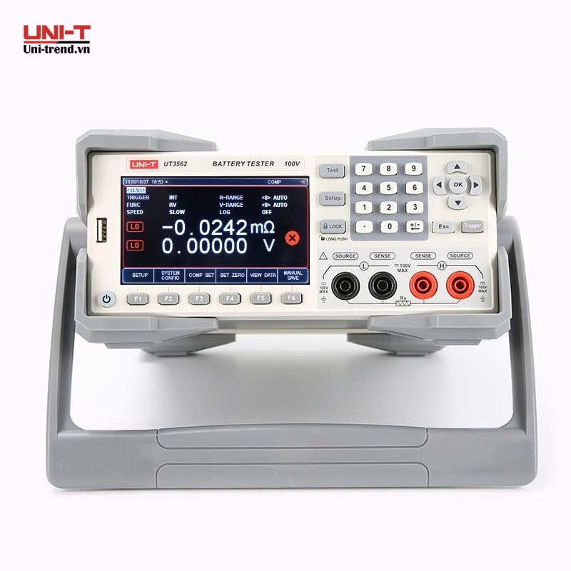 Máy kiểm tra nội trở Pin, Ắc quy UNI-T UT3562 (0-100V, 0.1uΩ~3.2KΩ)