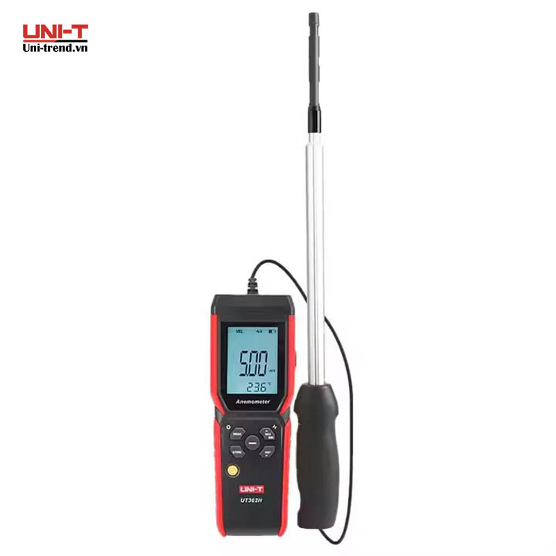 Máy đo vận tốc gió dây nóng UNI-T UT362H (0~30m/s, 0~999900m³/min)