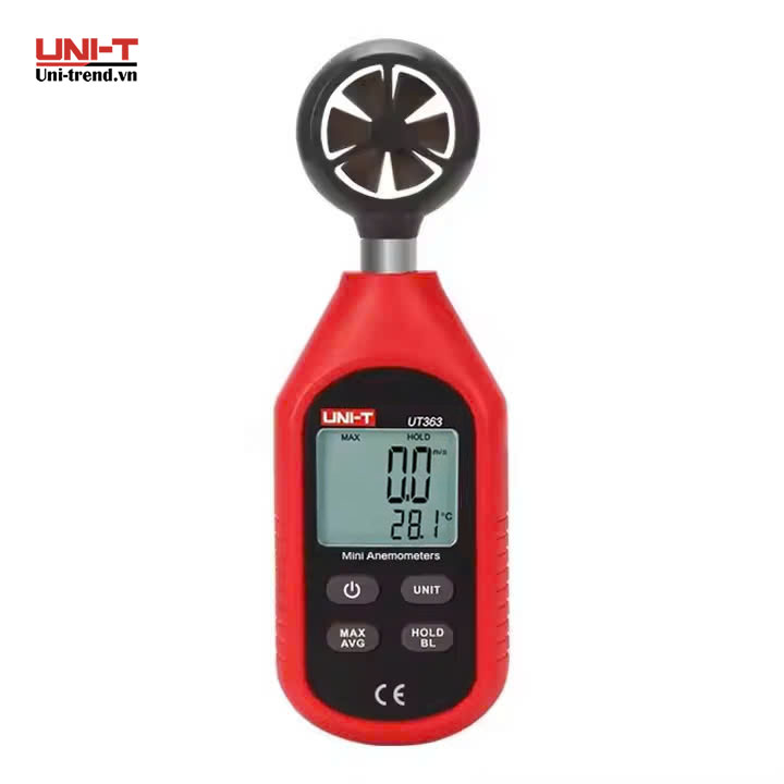 Máy đo vận tốc gió mini UNI-T UT363 (0~30m/s, -10~50°C)