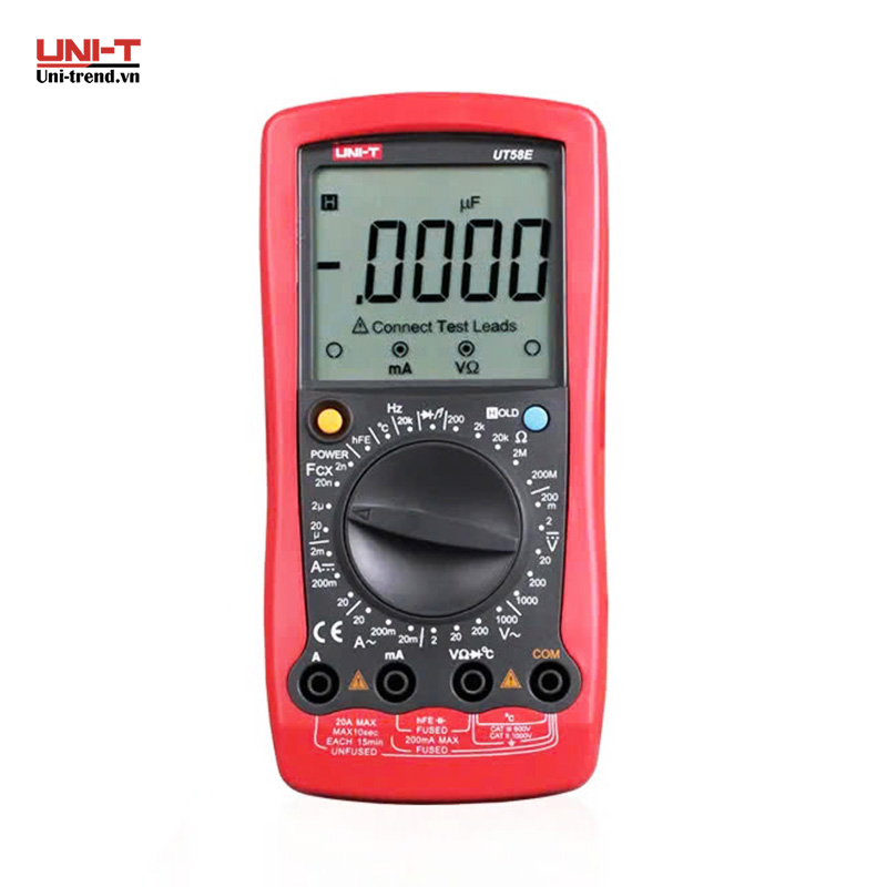 Đồng hồ vạn năng điện tử UNI-T UT58E (1000V, 20A, 1000°C)