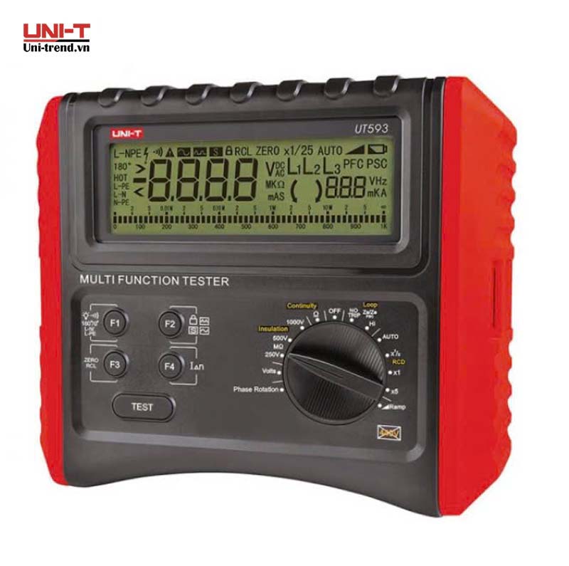 Máy kiểm tra lắp đặt điện đa năng UNI-T UT593