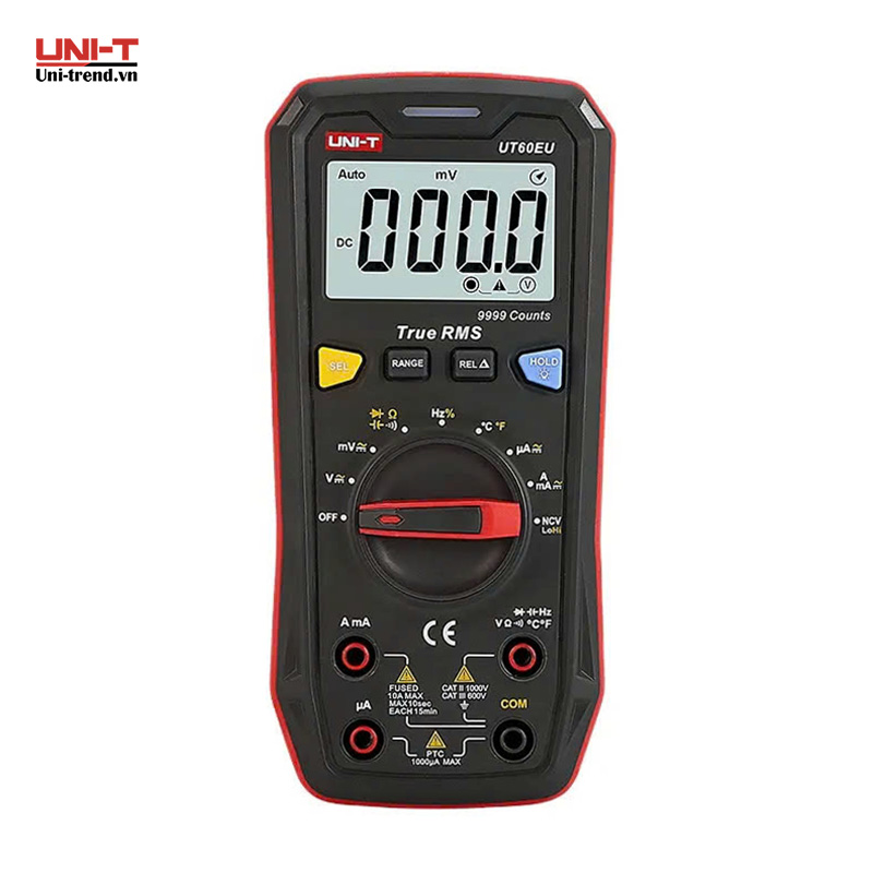 Đồng hồ vạn năng điện tử UNI-T UT60EU (1000V, 10A, TrueRMS, 1000℃, NCV, Auto)