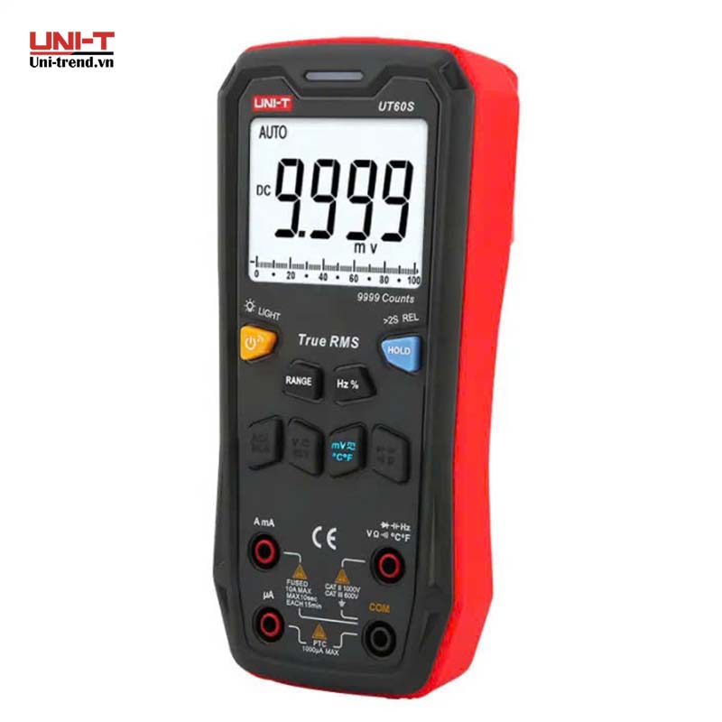 Đồng hồ vạn năng điện tử UNI-T UT60S (1000V, 10A, TrueRMS, 1000℃, NCV, Auto)