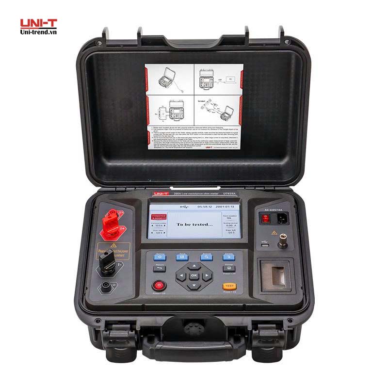 Máy đo điện trở thấp UNI-T UT625A (0.1μΩ~1000mΩ, 100A)