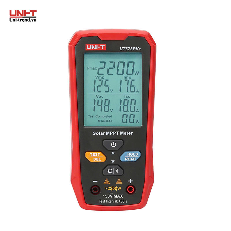 Máy đo năng lượng mặt trời UNI-T UT673PV+ (2200W, 150V, 20A)