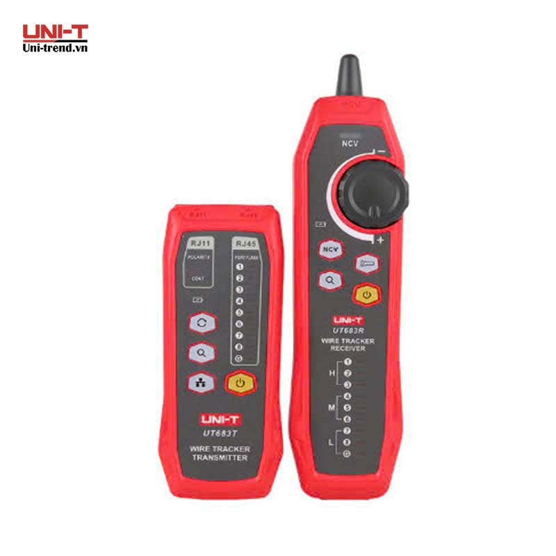 Bộ dò tín hiệu cáp UNI-T UT683KIT (RJ11＞3000m, RJ45＞100m, NCV)