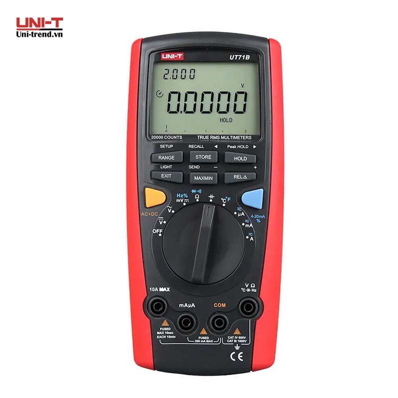 Đồng hồ vạn năng điện tử UNI-T UT71B (1000V, 10A, TrueRMS, 0.05%)