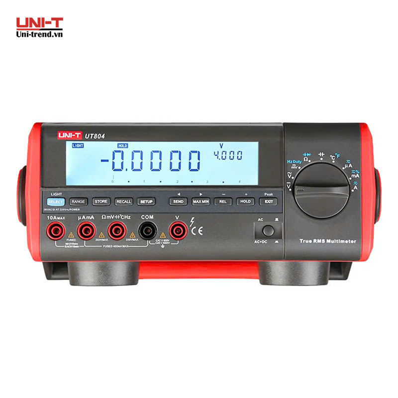 Đồng hồ vạn năng để bàn UNI-T UT804 (1000V, 10A, 0.25%, TrueRMS)