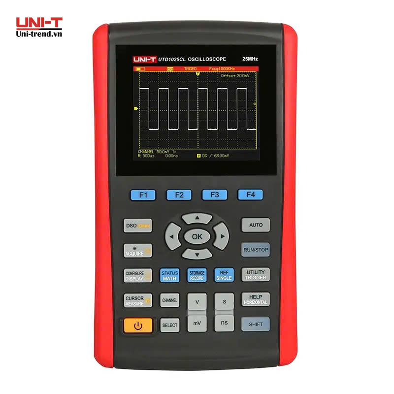 Máy hiện sóng cầm tay UNI-T UTD1025CL (25MHz, 1CH, 200MSa/s)