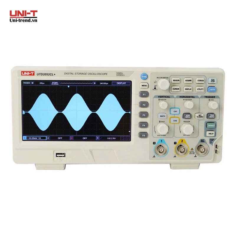Máy hiện sóng số UNI-T UTD2152CL (150MHz, 500MSa/s, 64kpts, 2CH)