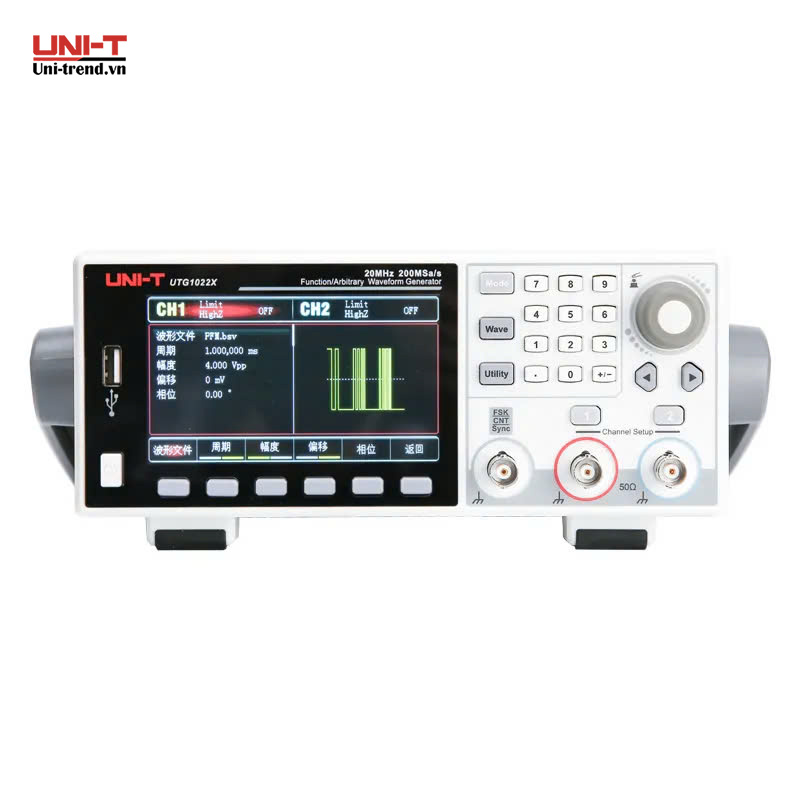 Máy phát xung UNI-T UTG1022X (20MHz, 200MSa/s, 2CH)