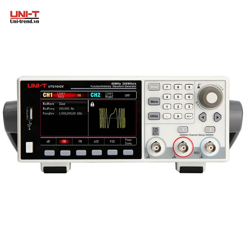 Máy phát xung UNI-T UTG1042X (40MHz, 200MSa/s, 4Kpts, 2CH)