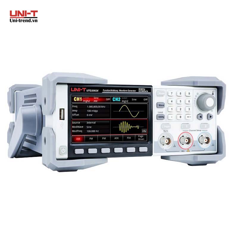Máy phát xung UNI-T UTG2082X (80MHz, 625MS/s, 64Mpts, 2CH)