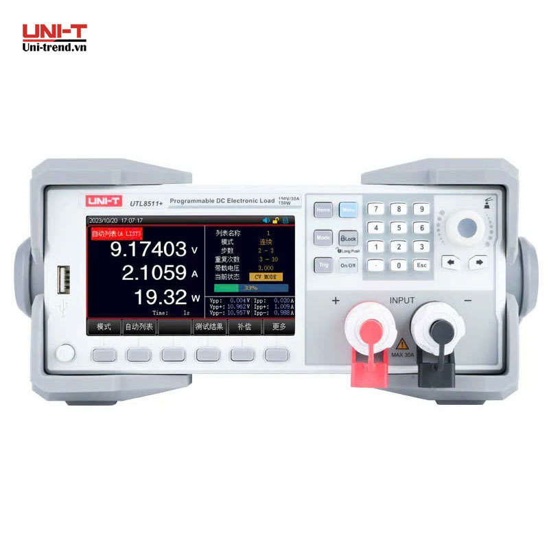 Tải giả điện tử DC UNI-T UTL8511+ (150V, 30A, 150W, 1CH)