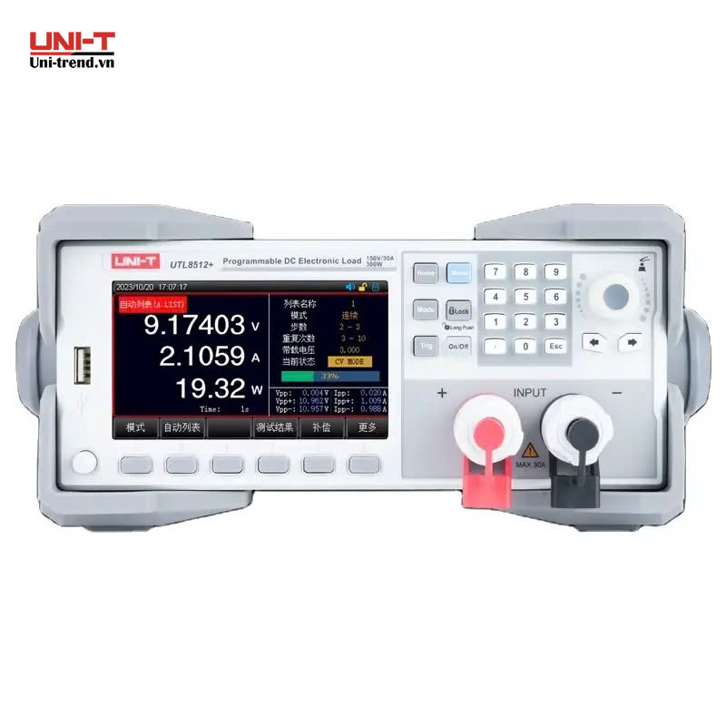 Tải giả điện tử DC UNI-T UTL8512+ (150V, 30A, 300W, 1CH)
