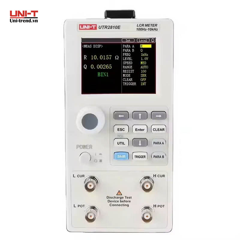 Máy đo LCR để bàn UNI-T UTR2810E+ (10kHz, RS232)