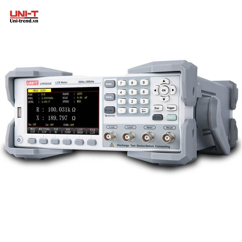 Máy đo LCR để bàn UNI-T UTR2833E (300kHz, 0.05%)