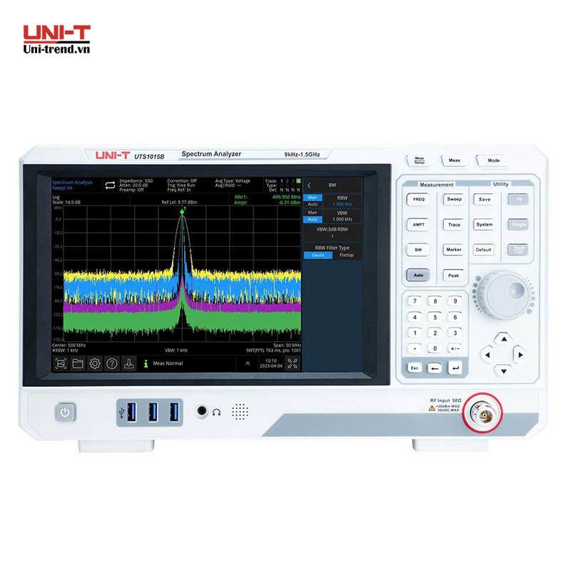 Máy phân tích phổ UNI-T UTS1015B (9kHz~1.5GHz)