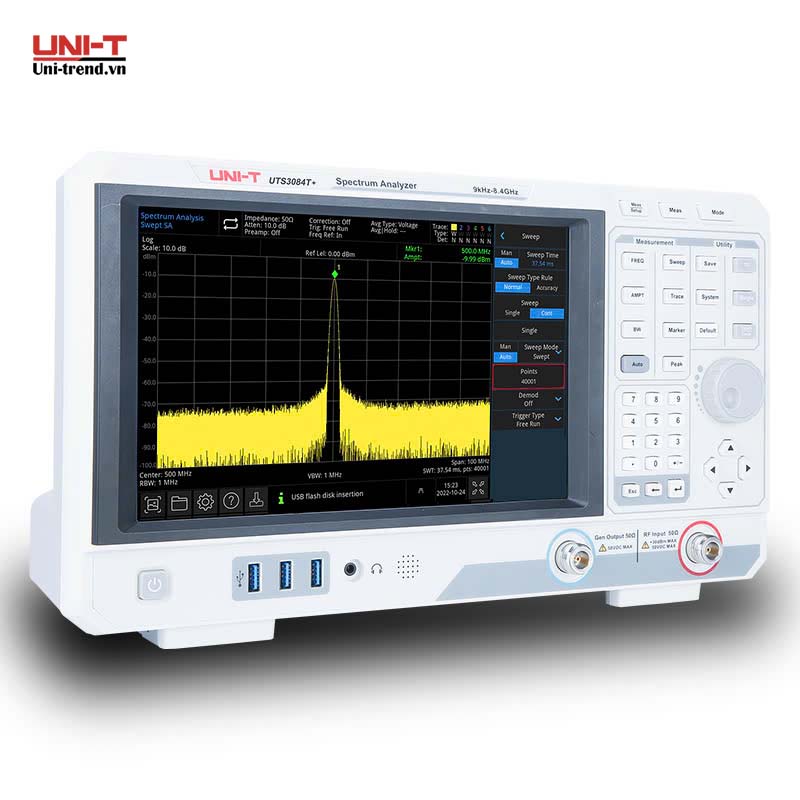 Máy phân tích phổ UNI-T UTS3036T+ (9kHz~3.6GHz)