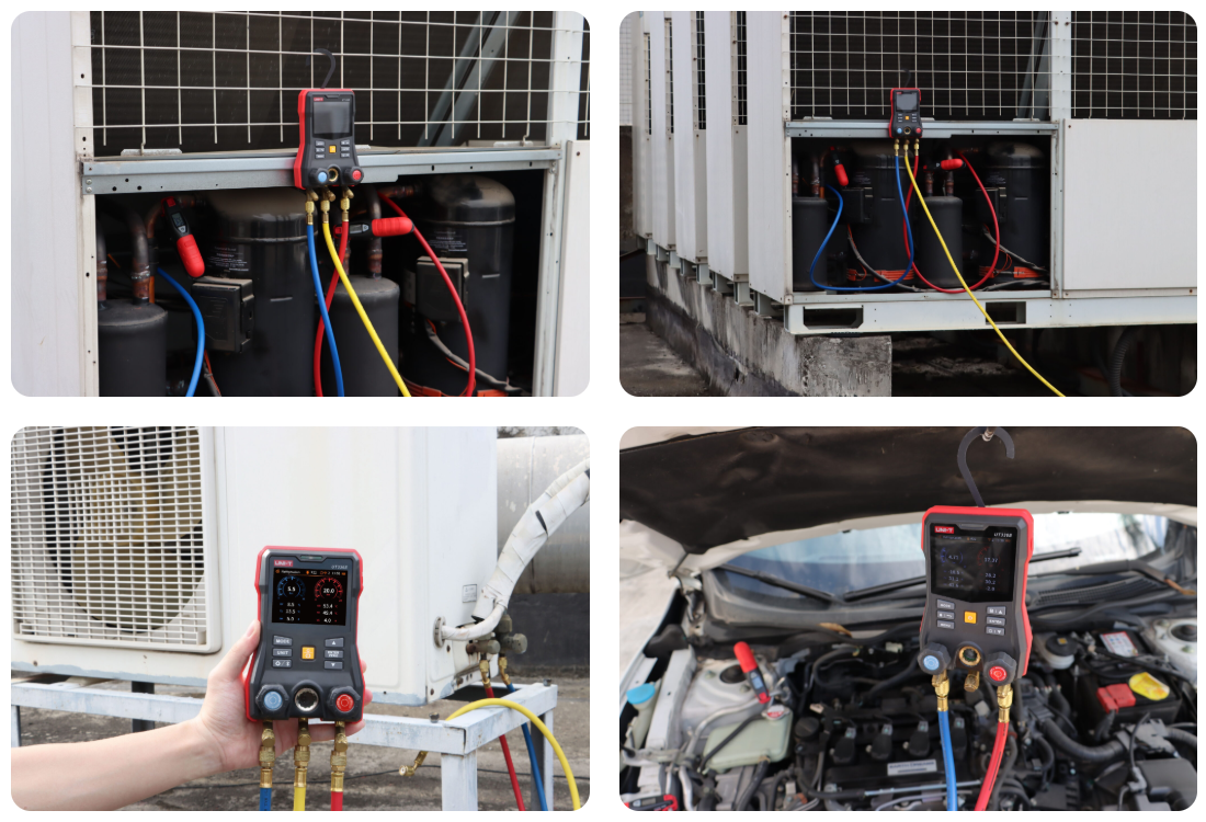 Máy đo áp suất gas lạnh, đo chênh lệch áp suất UT336E